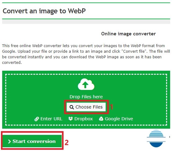 convertire immagine in webp